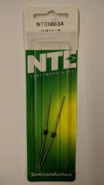 NTE5083A Zener Diode 28.0V 1W, DO-41/DO-15 (2Pk)