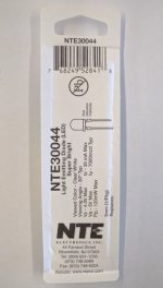 3mm Super Bright White LED 7000mcd Clear Lens