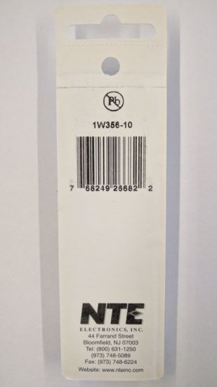 56K Ohm 1 Watt Metal Oxide Film Resistor (10Pk) 2% Tolerance