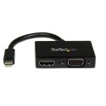 Travel A/V Adapter 2-in-1 Mini DisplayPort to HDMI/VGA Converter