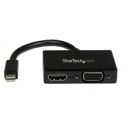 Travel A/V Adapter 2-in-1 Mini DisplayPort to HDMI/VGA Converter