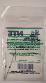 NTE5081A Zener Diode 24.0V 1W, DO-41/DO-15 (2Pk)