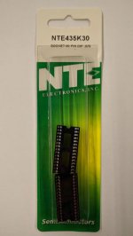NTE435K30 Socket for 30-Pin DIP Pkg .070" Lead Spacing (2Pk)