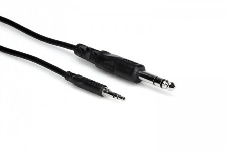 5Ft Stereo Interconnect Cable 3.5mm TRS to 1/4in TRS
