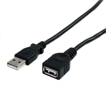 6Ft Black USB 2.0 Extension Cable A to A - M/F