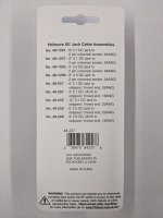 Size M 5.5/2.1mm Coaxial DC Power Jack In-Line 6' Leads 22Awg