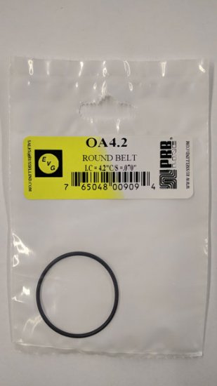 OA4.2 Round Rubber Belt 4.2\" IC, .07\" Cross Section