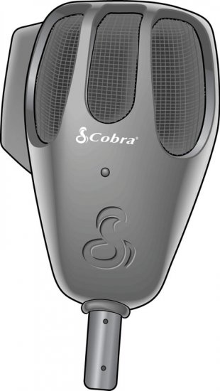 5-Pin Locking Cobra Power Replacement CB Microphone CA-76