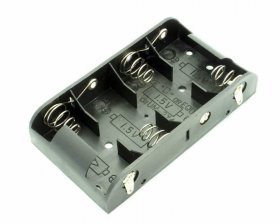 4 "C" Battery Holder (Solder Lug) 6V