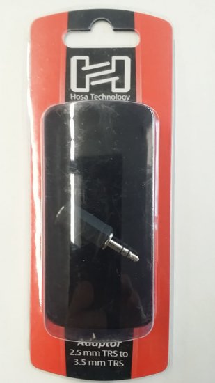 Adaptor 2.5mm TRS to 3.5mm TRS