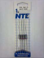 150K Ohm 1 Watt Metal Oxide Film Resistor (4Pk) 2% Tolerance