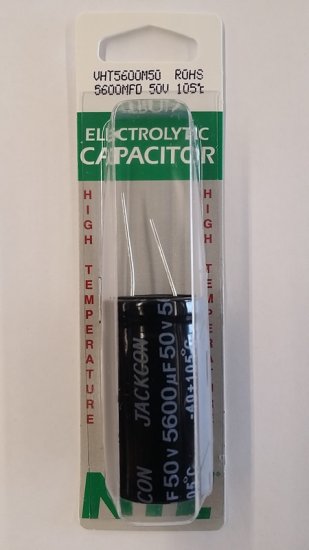 5,600uf 50V 105°C Radial Lead Electrolytic Capacitor