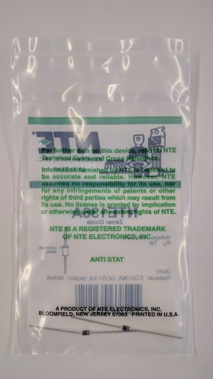 NTE136A Zener Diode (2Pk) 5.6V 1W