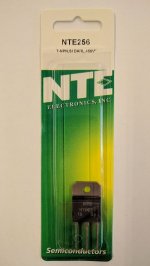 NTE256 T-NPN, Si, Darlington w/Damper Diode