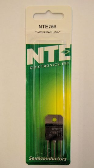 NTE256 T-NPN, Si, Darlington w/Damper Diode