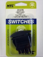 Green 12V Inc Lighted DPDT On-Off-On 12V 20A