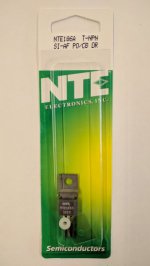 NTE186A T-NPN, Si, Medium Power Audio Amp (Compl to NTE187A)