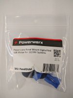 Powerwerx Panel Mount Digital Red Volt Meter for 12/24VDC