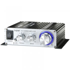 Lepai Tripath Class-T Audio Mini Amp w/Power Supply 20Wx2 RMS