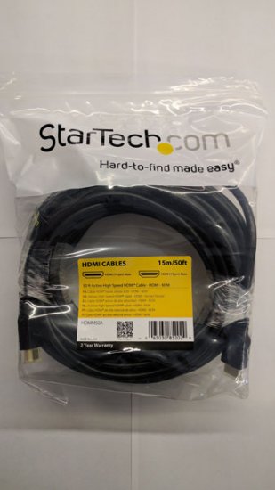 50Ft Active High Speed HDMI Cable Ultra HD 4k x 2k HDMI M/M