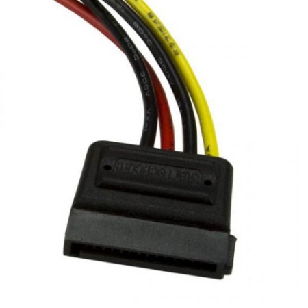 6in 4 Pin Molex to SATA Power Cable Adapter