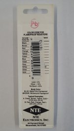 910 Ohm, 1/8W, 2% Metal Film Flameproof Resistor (6Pk)