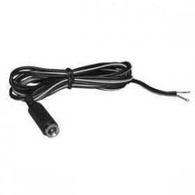Size N 5.5/2.5mm Coaxial DC Power Jack In-Line 6' Leads 22Awg