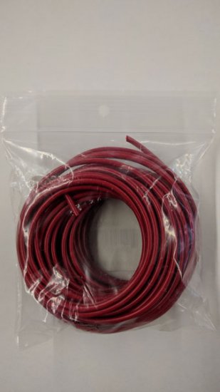 30Ft 16Awg Red Stranded Automotive Hook Up Wire