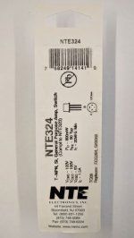 NTE324 T-NPN, Si, General Purpose Amp, Switch (Compl to NTE323)