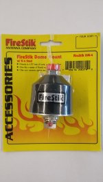 Firestik Dome Mount w/ K-4 Stud (3/8"x24)
