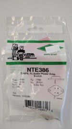 NTE386 T-NPN, Si, Audio Power Amp, Switch