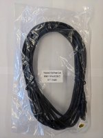 15Ft Black 18AWG D Shape AC Cord Polarized C-7/1-15P