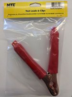 Plier-Type Solid Copper Clip, 400 Amp Red
