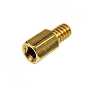 6-32 Brass Motherboard Standoffs for ATX Computer Case - 15 Pack