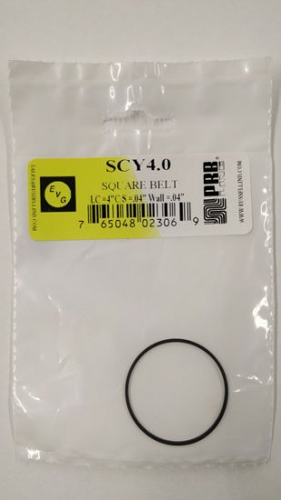 SCY4.0 Square Belt 4.0\" IC, .04\" CS, .04\" Wall Thickness