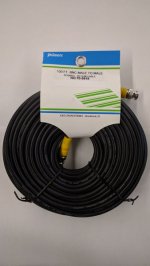 100Ft RG-58A/U 50-ohm Coax BNC Plug/Plug