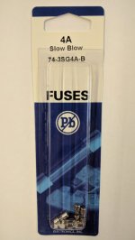 4 Amp Micro Cartridge Fuse (5Pk) Slow Blow 3.6x10mm