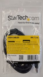 5ft Desktop USB Extension Cable - A Male to A Female