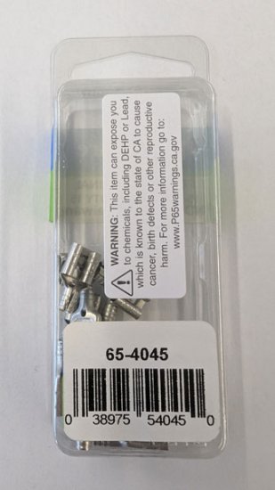 Quick Connect Female Non-Insulated 16-14Awg 0.250" (15Pk)