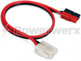 Radio OEM-T Connector to Powerpole Connector 18 in. Cable