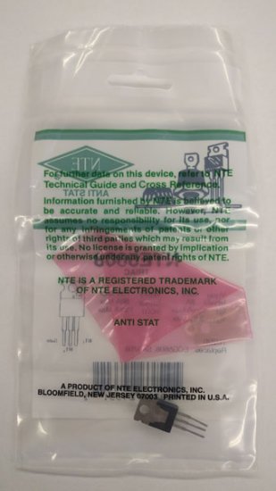 NTE5608 TRIAC, 400V 8A, TO-220