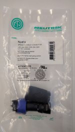 Neutrik NL4FX 4 Pole Cable Connector, Chuck Type Strain Relief