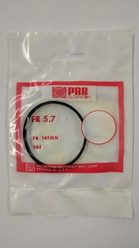 FR5.7 Flat Rubber Belt 5.7" IC, 0.15" CS, 0.07" Wall Thickness