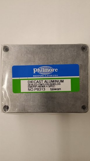 Sealed Die Cast Aluminum Enclosure 4.5" x 3.54" x 2.165"