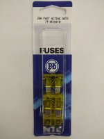 20 Amp Yellow (ATC) Blade Fuse 32V (5Pk) Fast Acting