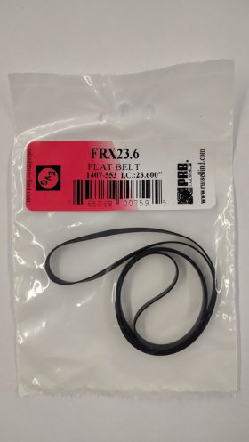 FRX23.6 Flat Rubber Belt 23.6" IC, .185" CS, .03" Wall Thickness
