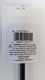 3/16" Black 48" Dual Wall 3:1 Polyolefin Heat Shrink w/Adhesive