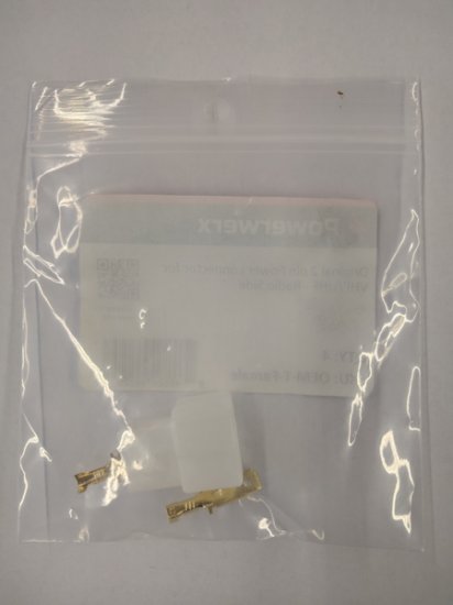 Original 2 pin Power connector for VHF/UHF - Radio Side