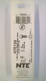 NTE129 Transistor PNP (1Pk) 80V IC-1A TO-39 Aud Output Vid Driv
