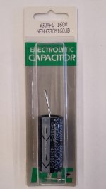 330uf 160V Axial Lead Electrolytic Capacitor